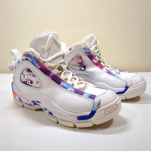 Fila men's Grant Hill 2 tie dye basketball shoes, size 7 - Picture 1 of 10